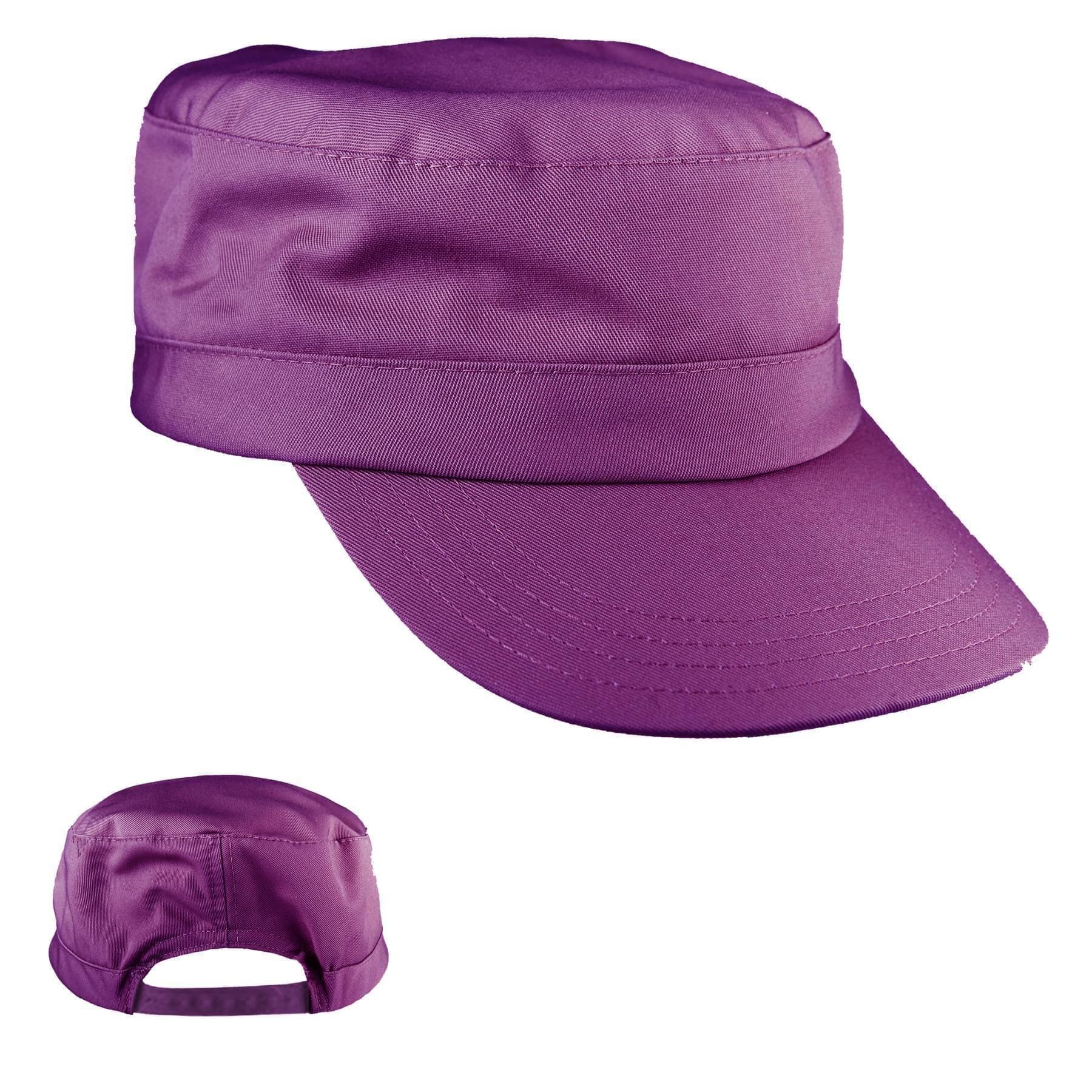 Purple Cotton Twill Patrol Snapback