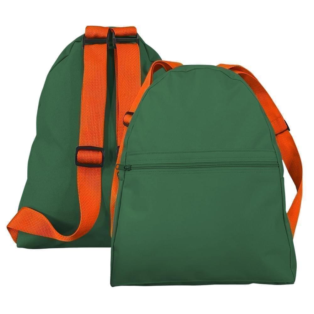 Orange canvas sale backpack