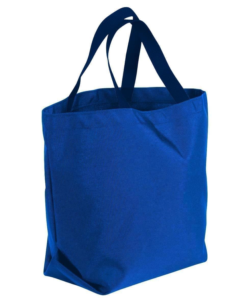 USA Made Canvas Grocery Tote Bags, Royal Blue-Navy, 2BAD31UAFZ