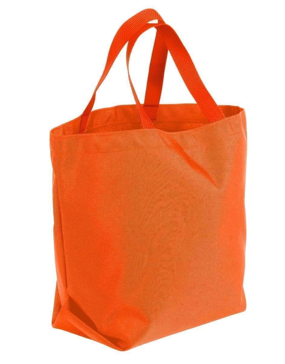 USA Made Poly Convention Expo Tote Bags, Orange-Orange, 2BAD31UAX0