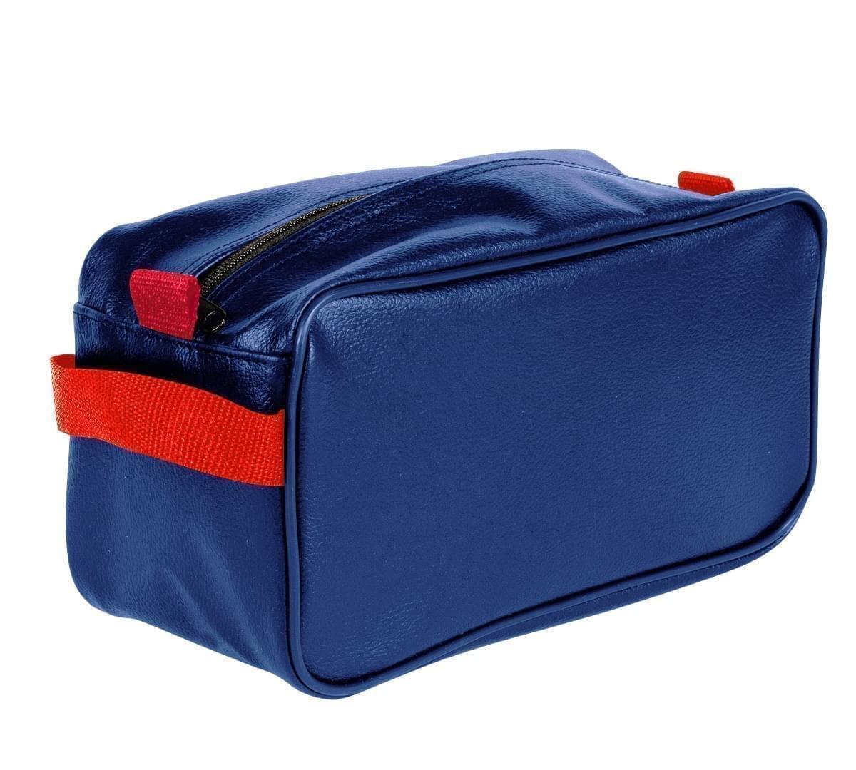 USA Made Cosmetic & Toiletry Cases, Royal Blue-Red, 3000996-A02