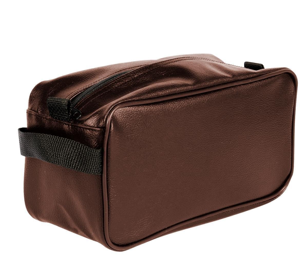 USA Made Cosmetic & Toiletry Cases, Brown-Black, 3000996-APR