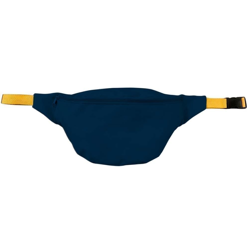 Standard Fanny Pack-600 D Poly-12W X 6H X 4D-Navy/Gold