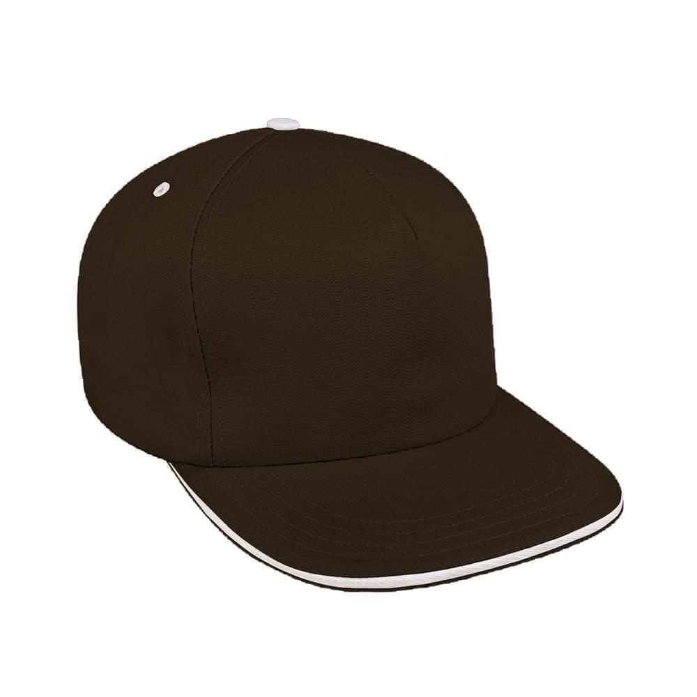 輝く高品質な Black-White Denim Trucker Snapback パンツ