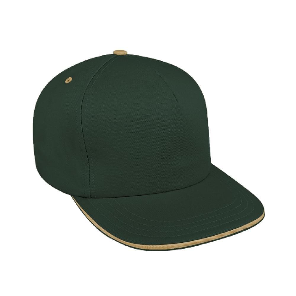 Sandwich Visor Twill Velcro Trucker