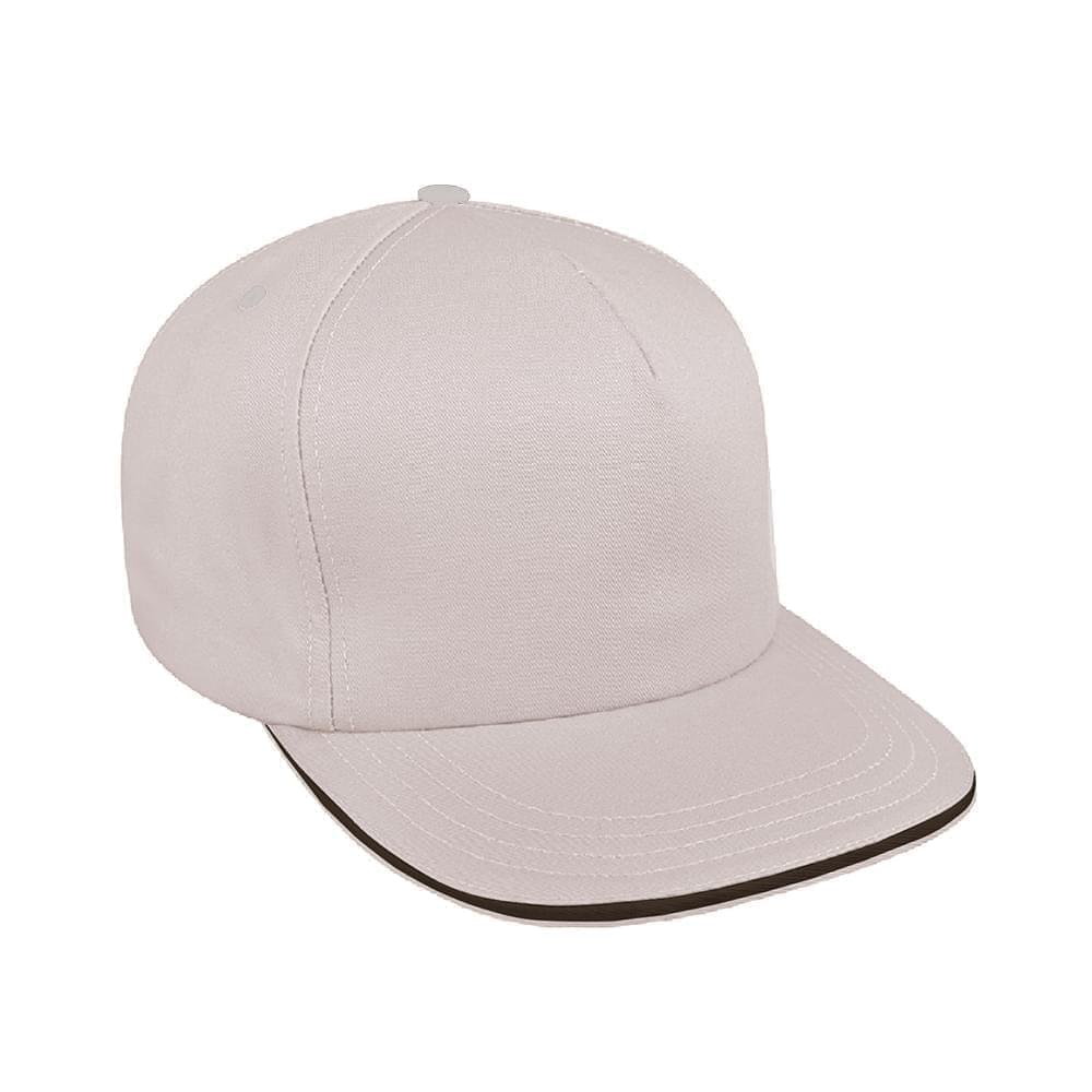 Putty-Black Pro Knit Snapback Trucker