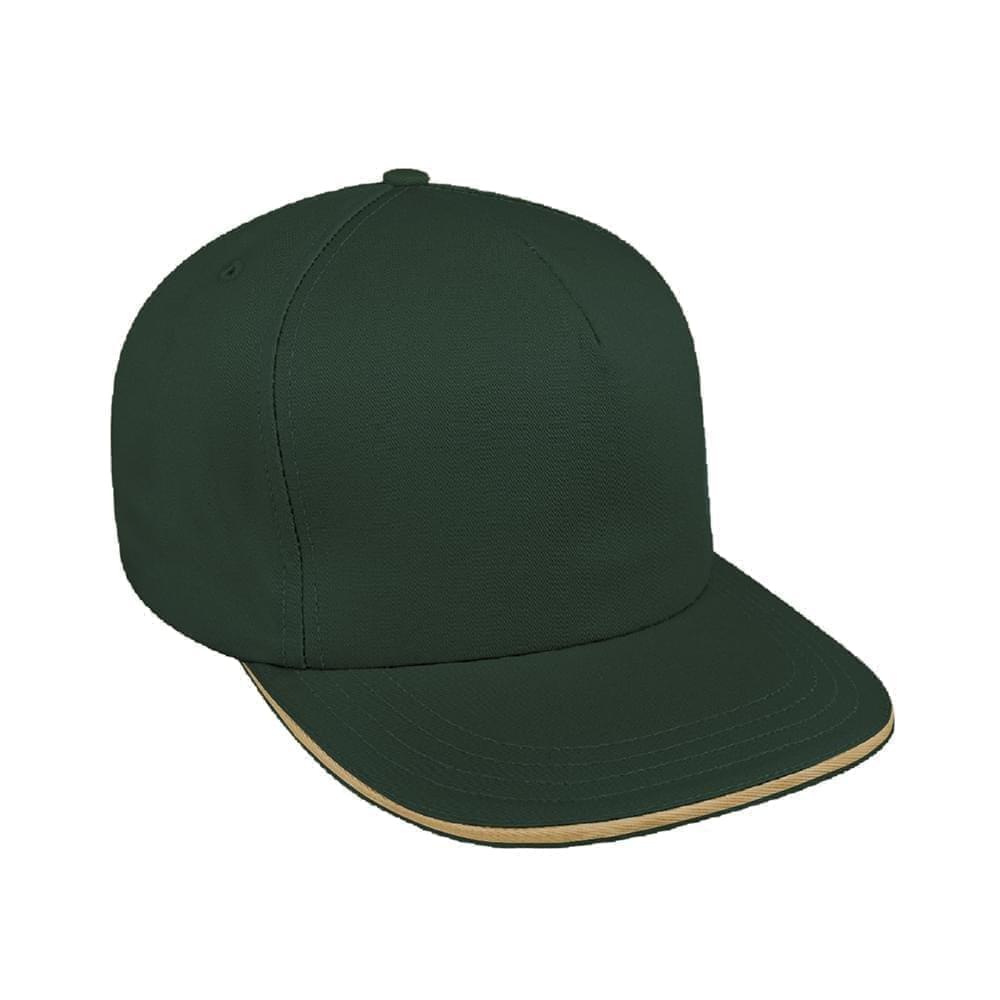 Sandwich Brim Canvas Velcro Trucker