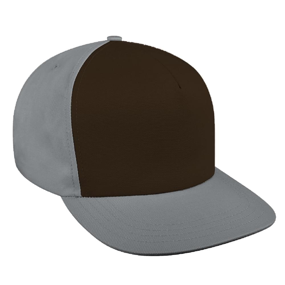 Black-Light Gray Denim Slide Buckle Trucker