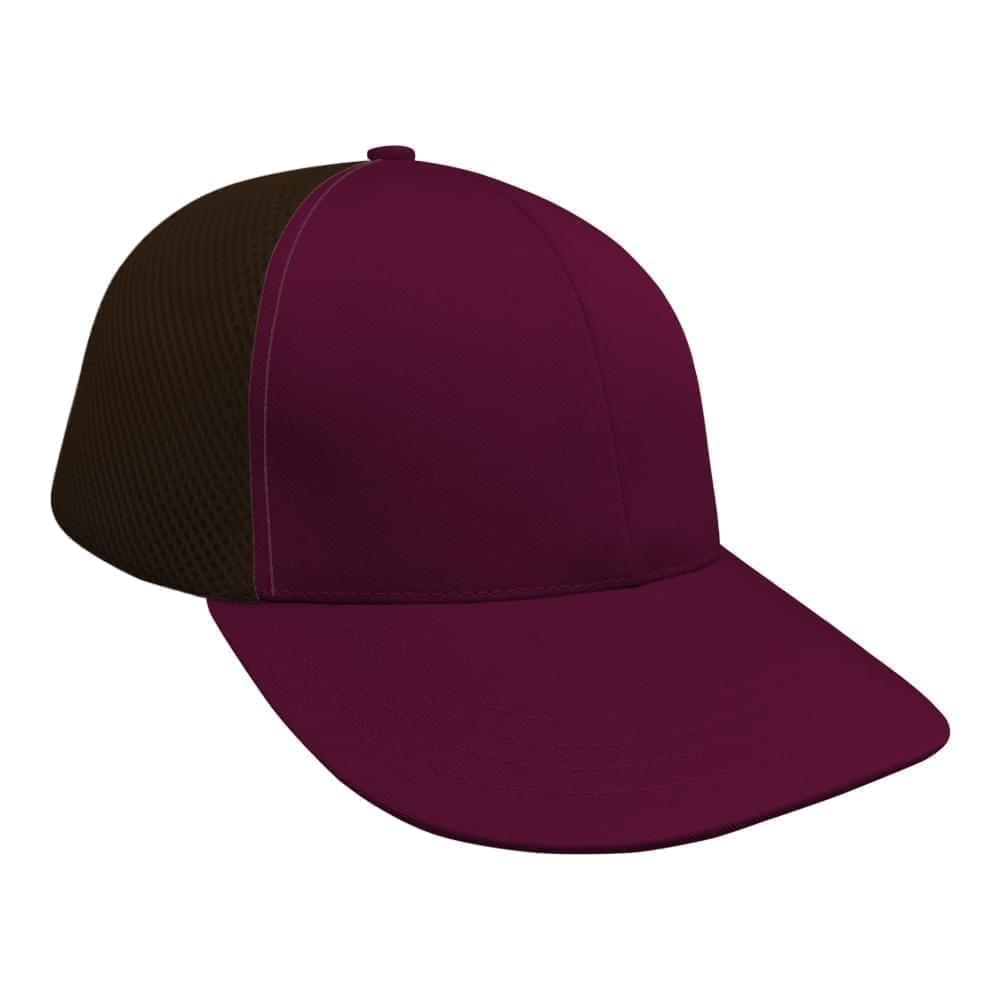 Burgundy-Black Spacer Mesh Velcro Lowstyle