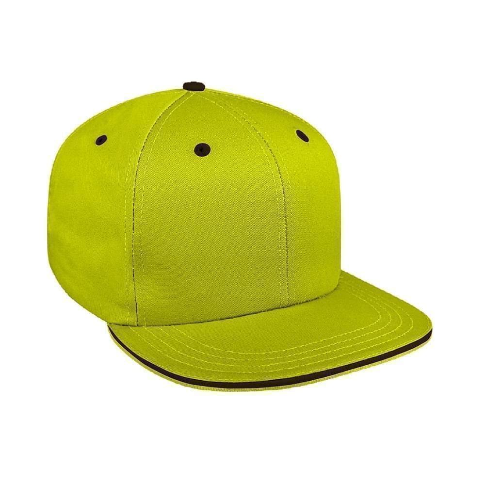 Sandwich Visor Twill Velcro Flat Brim