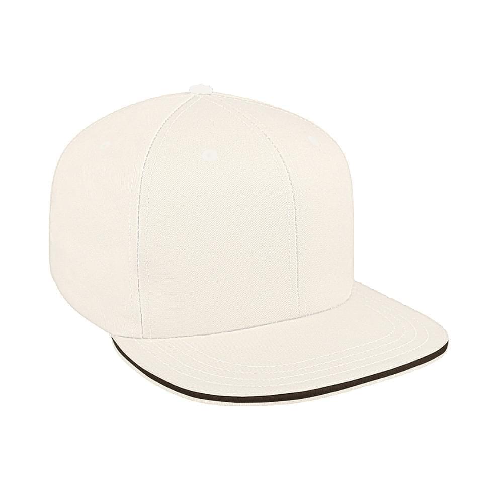 Sandwich Brim Denim Slide Buckle Flat Brim