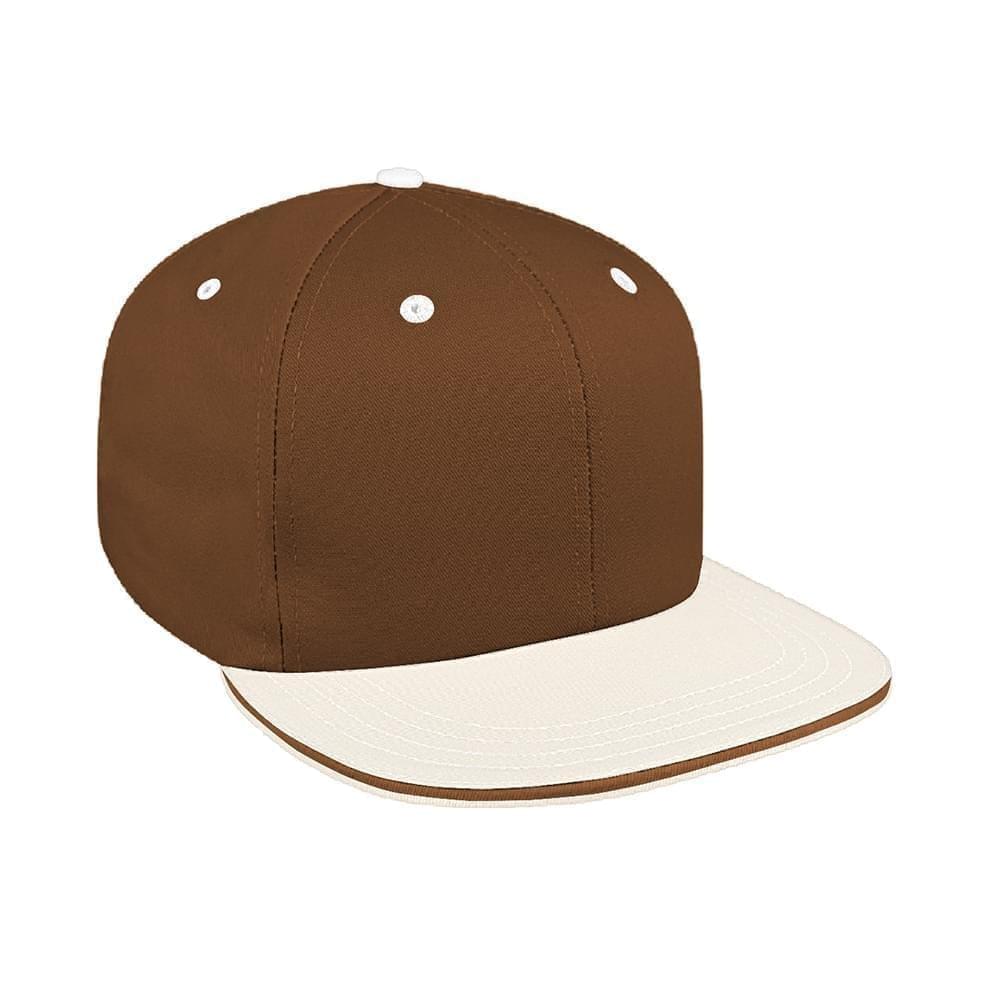 Two Tone Sandwich Ripstop Snapback Flat Brim