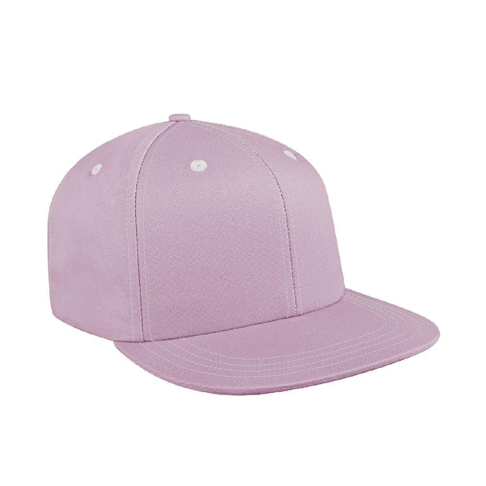 Contrast Stitching Organic Self Strap Flat Brim