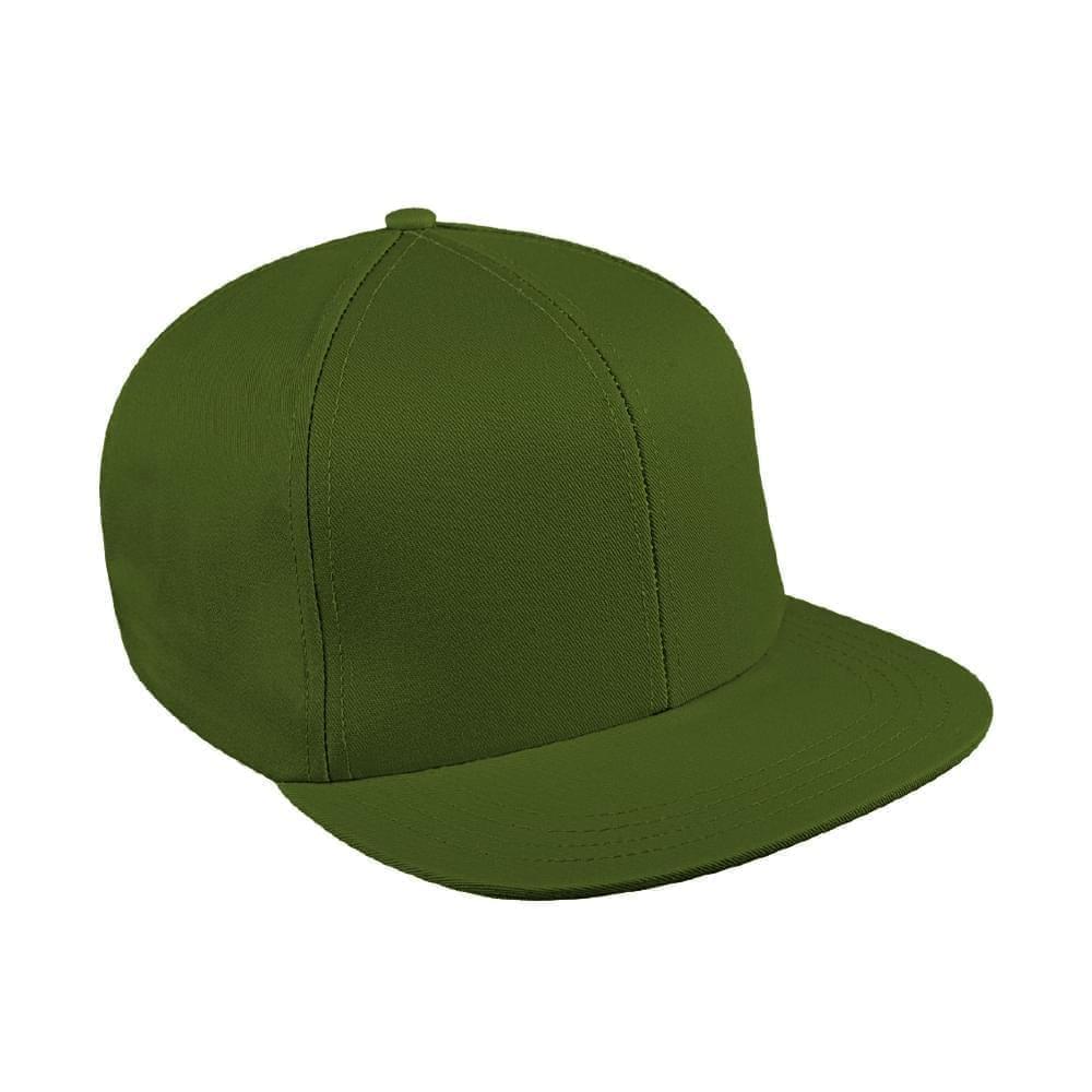 Jalapeno Brushed Slide Buckle Flat Brim