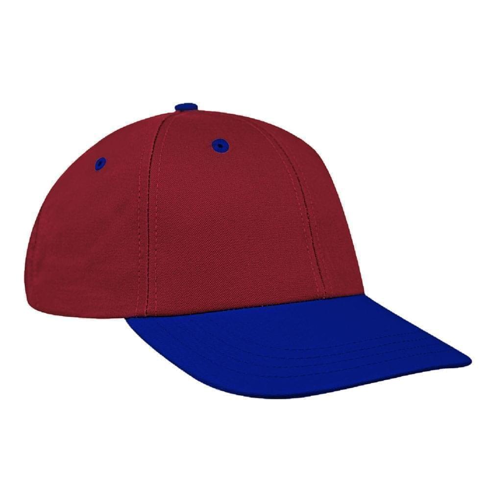 Red-Royal Blue Canvas Snapback Lowstyle