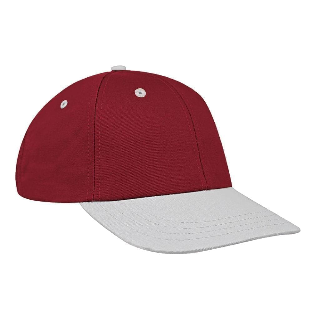 Red-White Canvas Snapback Lowstyle