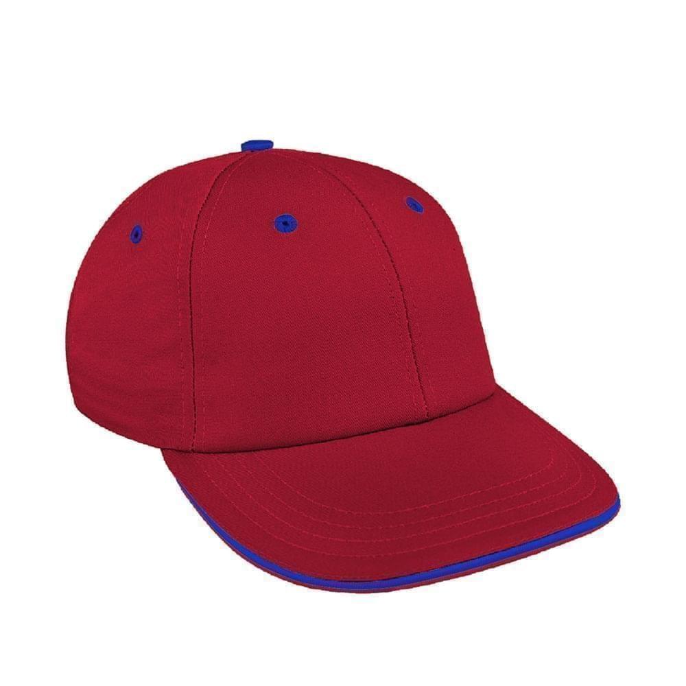 Red-Royal Blue Canvas Velcro Lowstyle