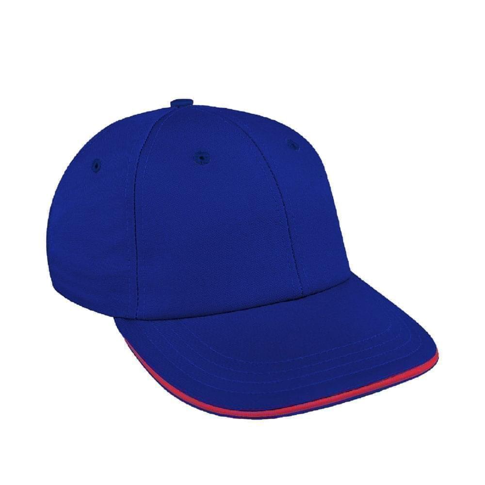 Royal Blue-Red Canvas Self Strap Lowstyle