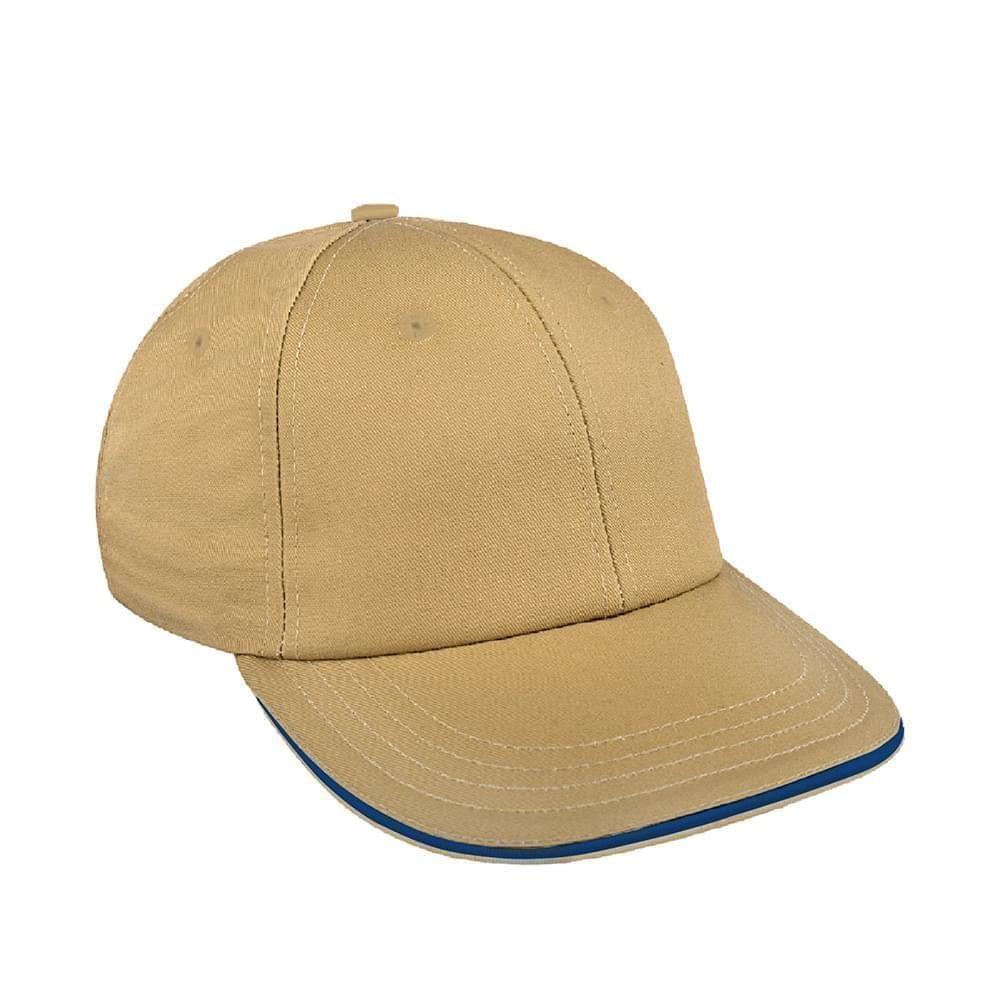 Khaki-Navy Brushed Self Strap Lowstyle