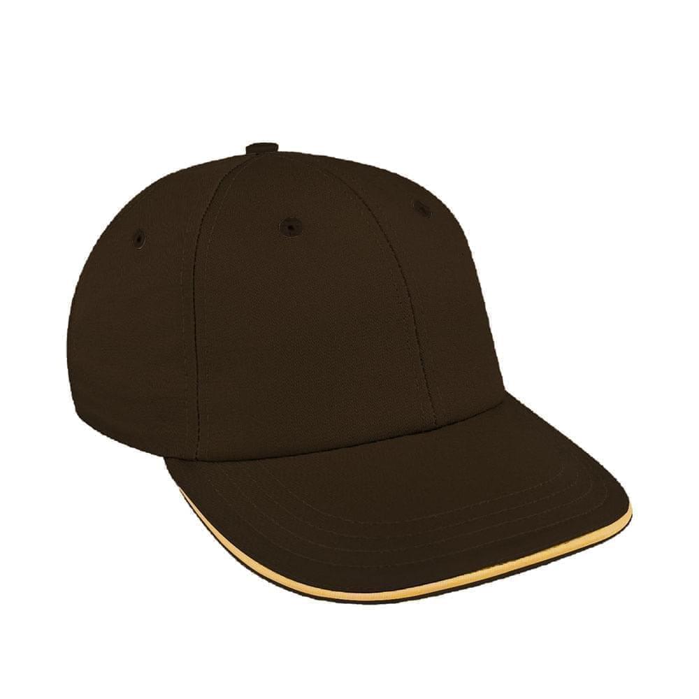 Black-Athletic Gold Brushed Leather Lowstyle