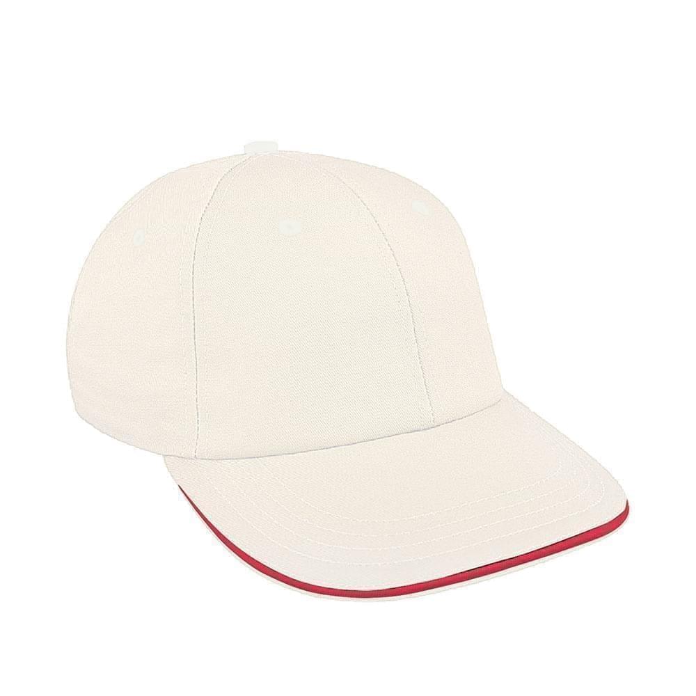 Sandwich Brim Brushed Leather Lowstyle