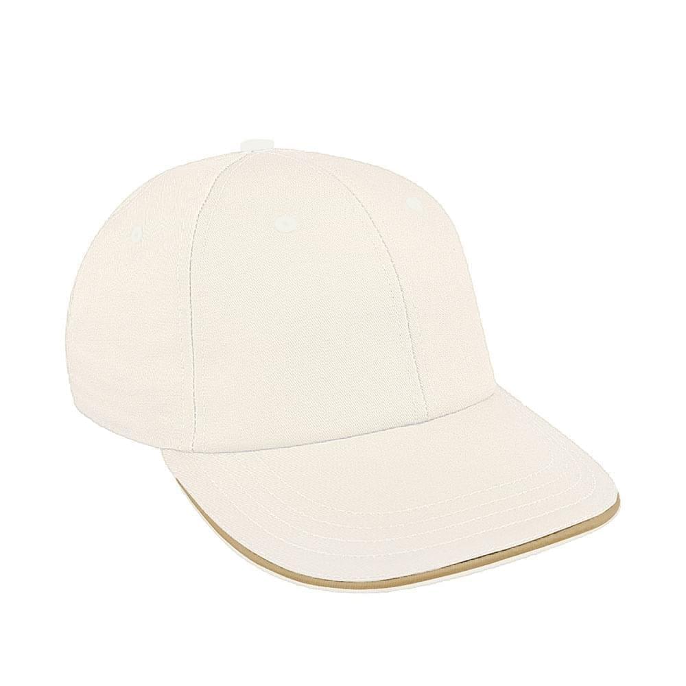 White-Khaki Brushed Self Strap Lowstyle
