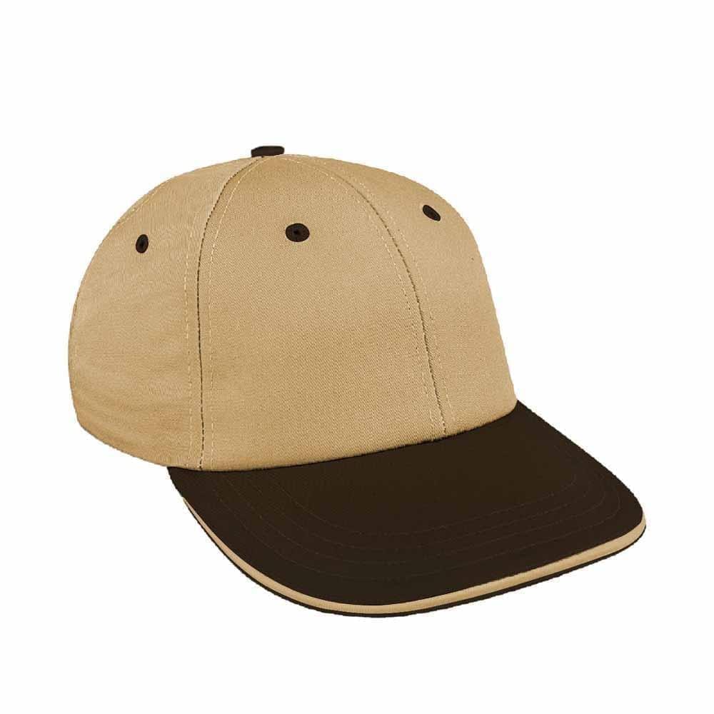 Khaki-Black Canvas Velcro Lowstyle