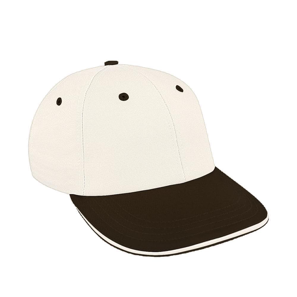 White-Black Canvas Snapback Lowstyle