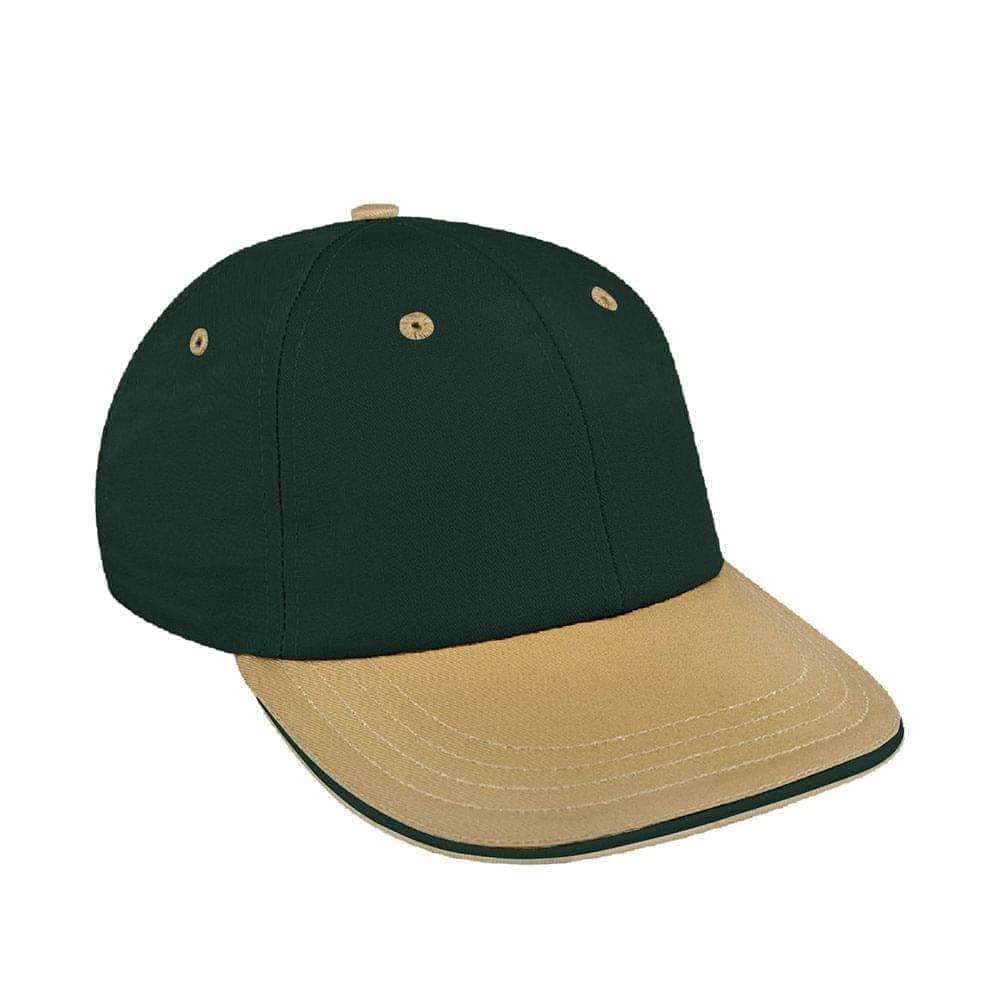 Hunter Green-Khaki Canvas Snapback Lowstyle