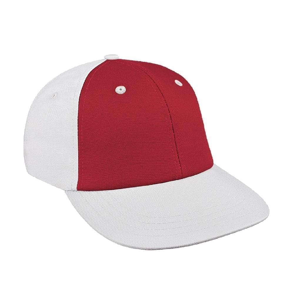 Red-White Canvas Snapback Lowstyle