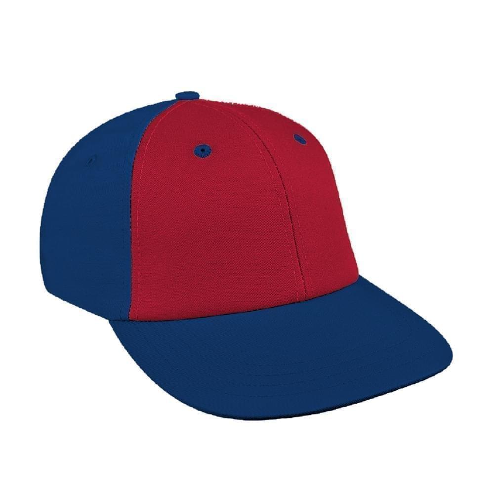 Red-Navy Canvas Snapback Lowstyle