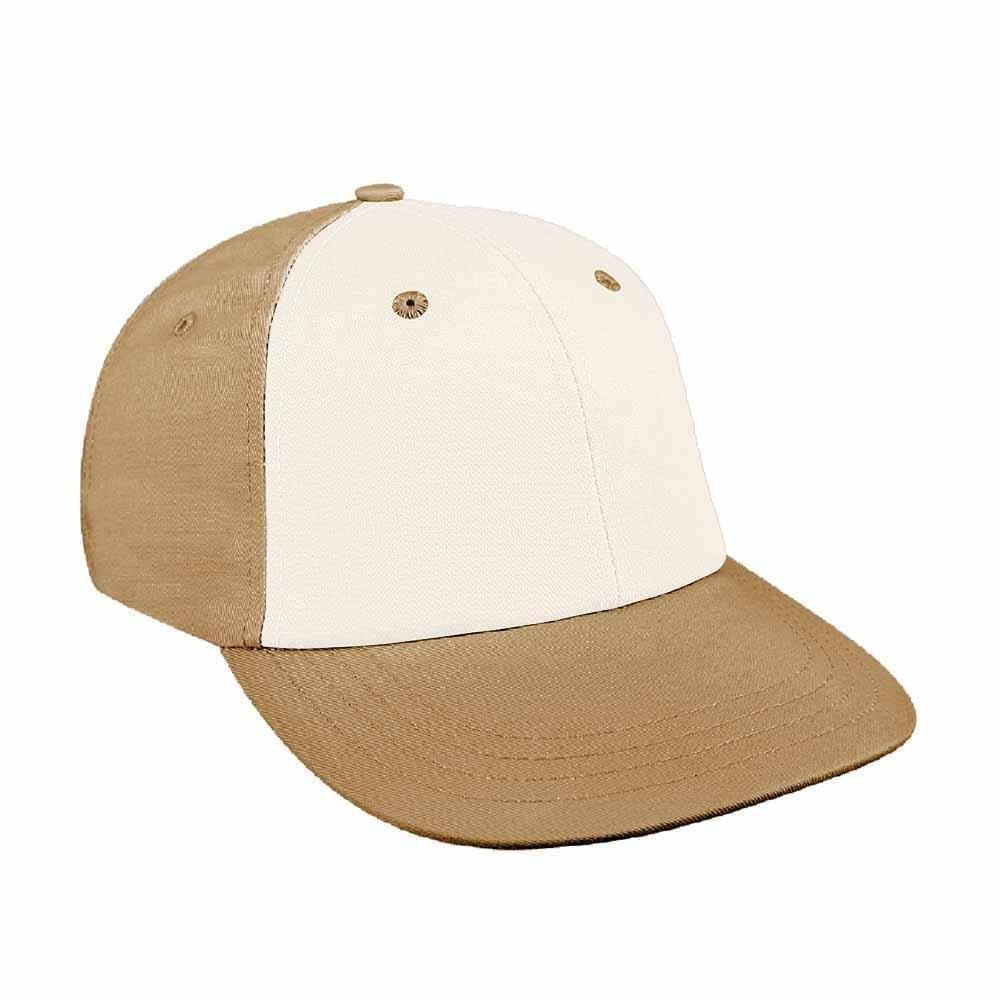 White-Khaki Canvas Velcro Lowstyle