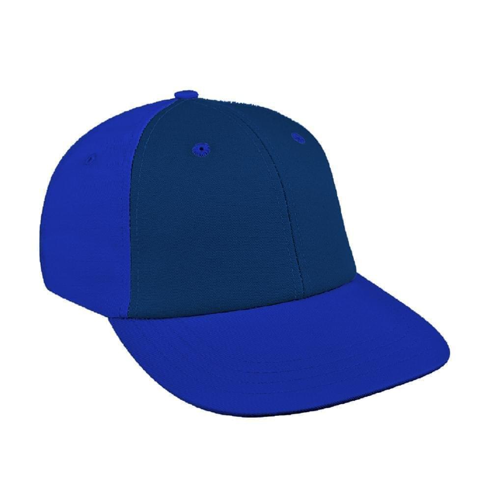 Navy-Royal Blue Canvas Slide Buckle Lowstyle