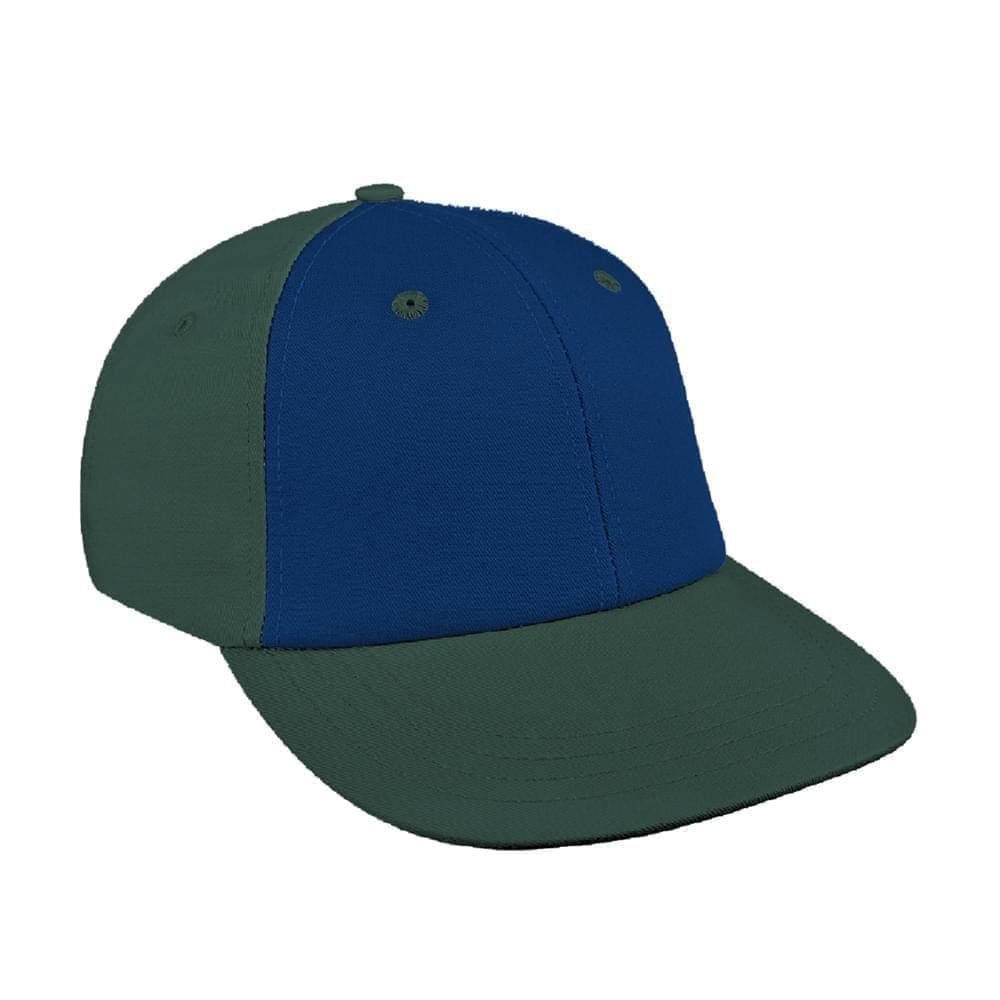 Navy-Hunter Green Canvas Snapback Lowstyle