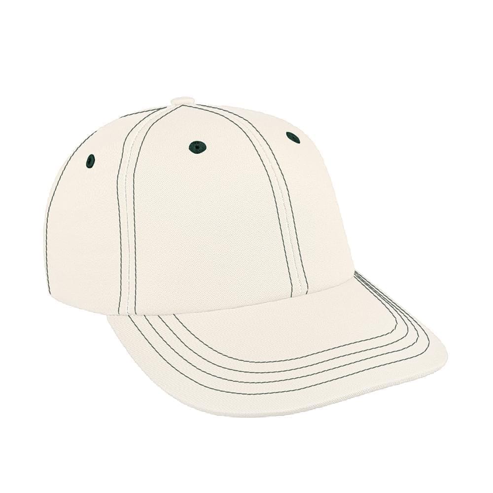 White-Hunter Green Canvas Velcro Lowstyle