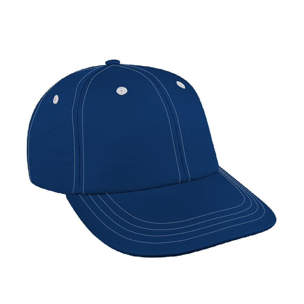 Navy-White Canvas Snapback Lowstyle