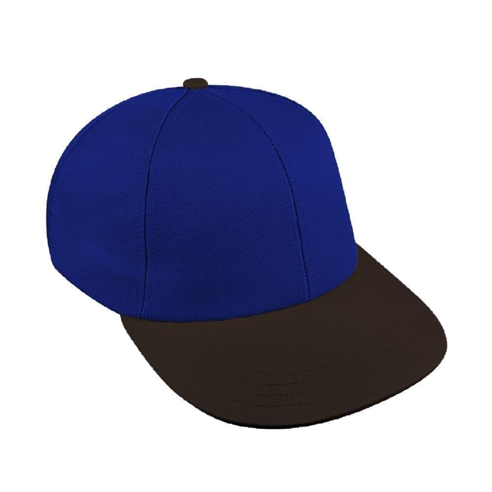 Royal Blue-Black Canvas Velcro Lowstyle