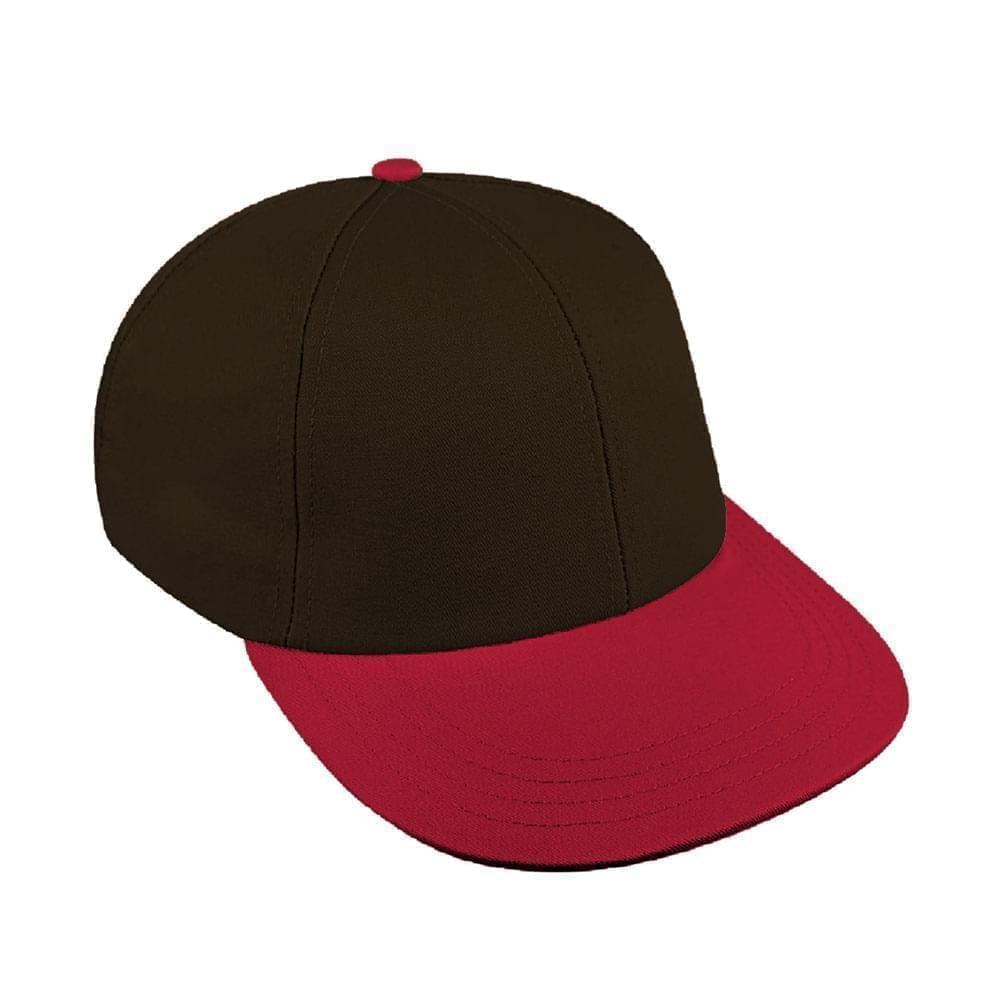 Black-Red Canvas Snapback Lowstyle