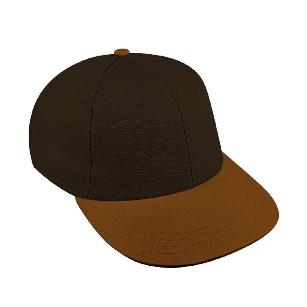 Black-Light Brown Canvas Snapback Lowstyle