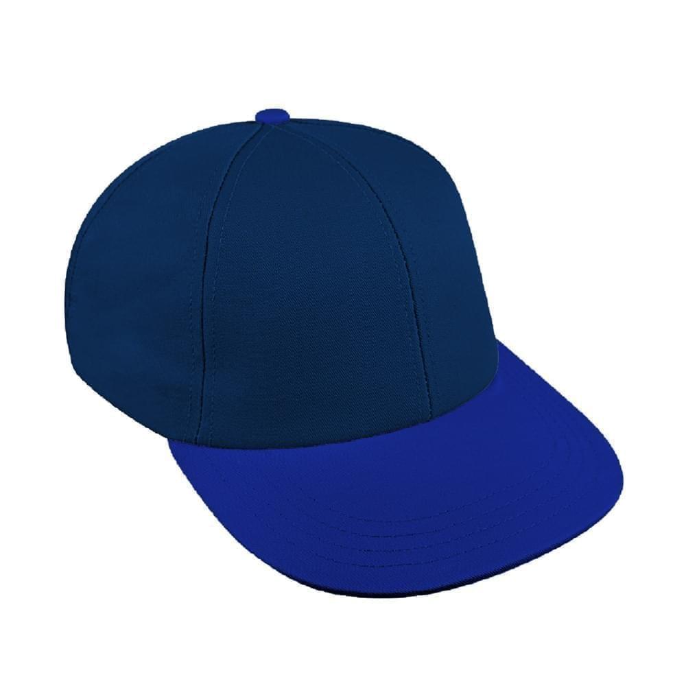 Navy-Royal Blue Canvas Slide Buckle Lowstyle