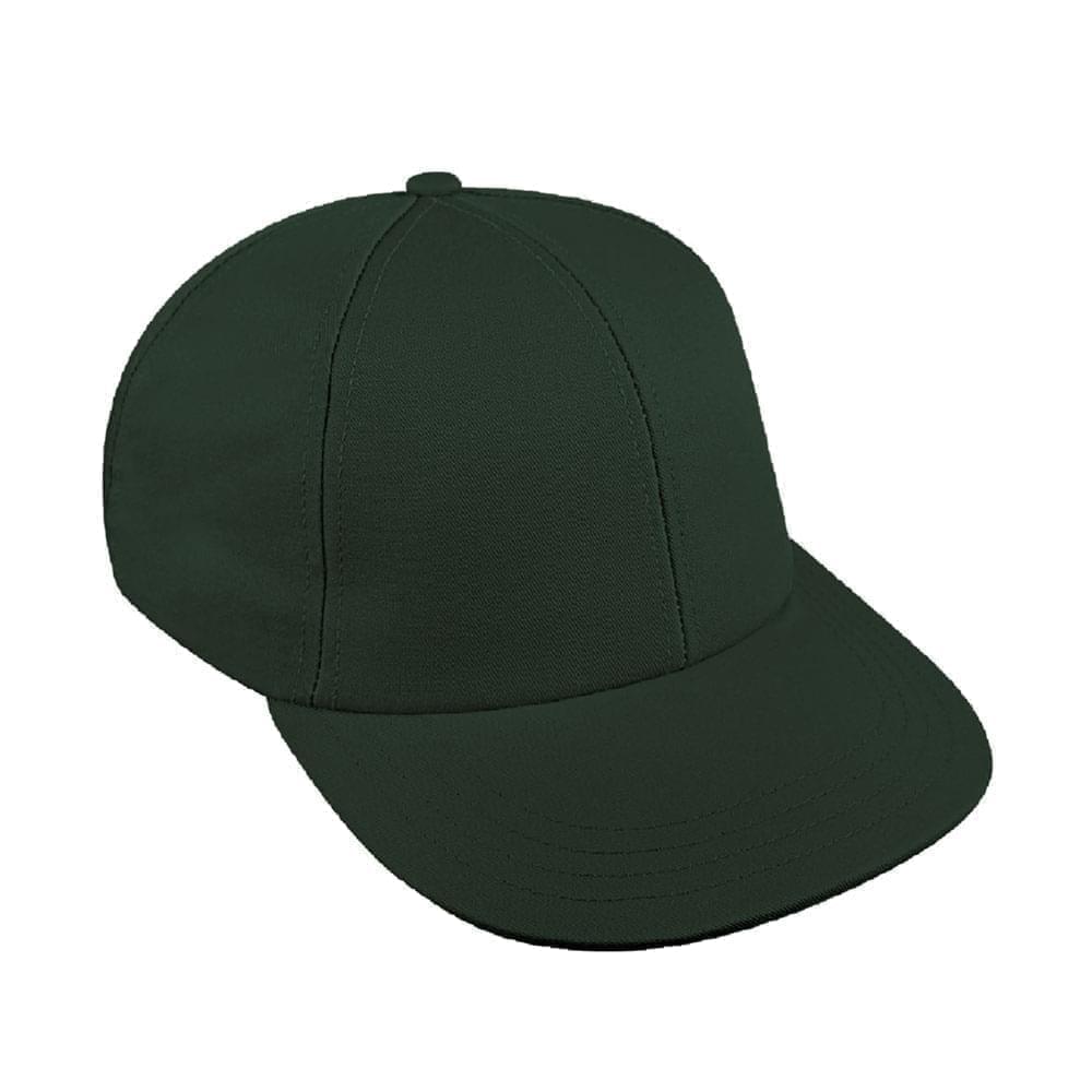 Hunter Green Canvas Snapback Lowstyle