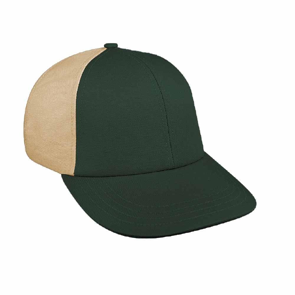 Hunter Green-Khaki Canvas Velcro Lowstyle