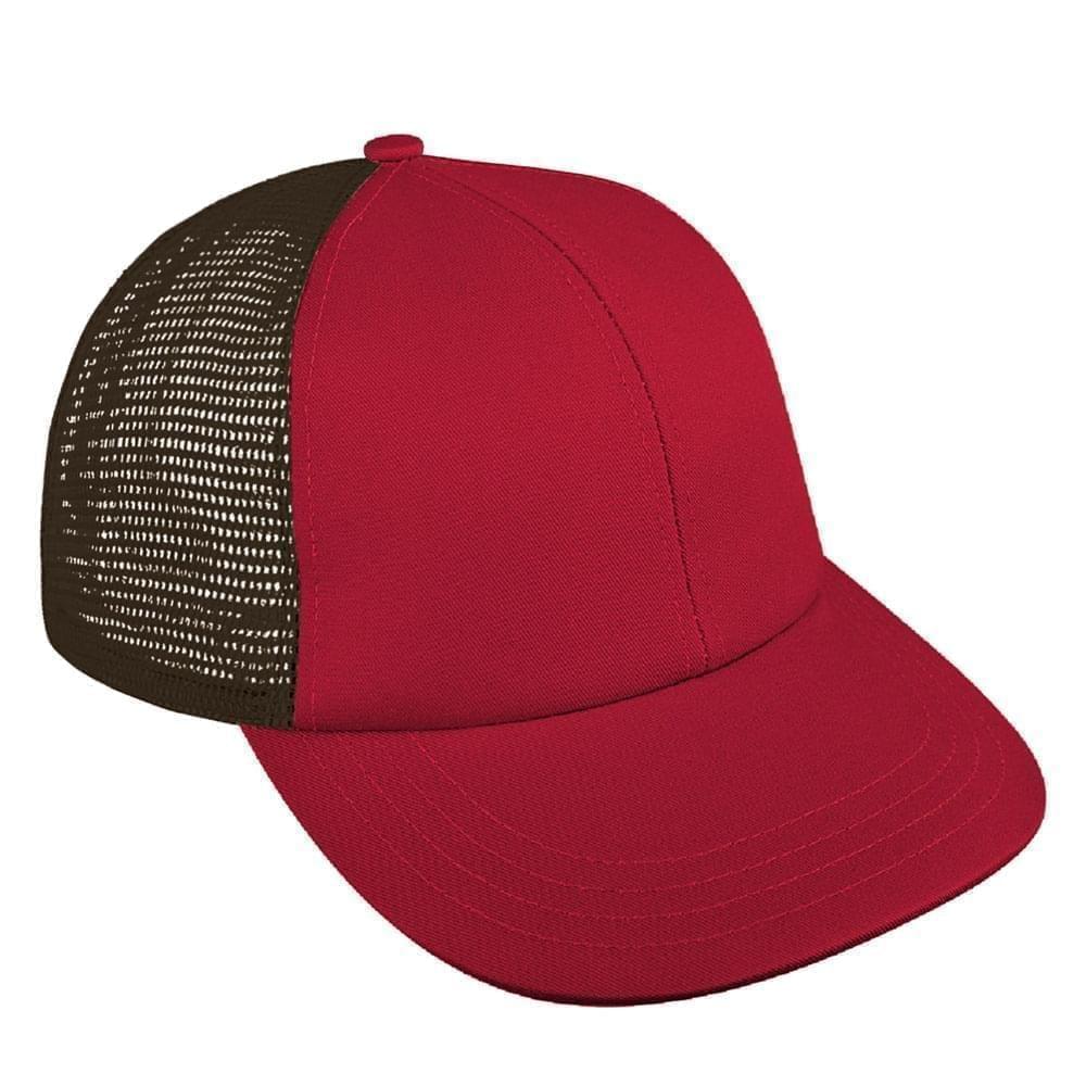 Red-Black Meshback Velcro Lowstyle
