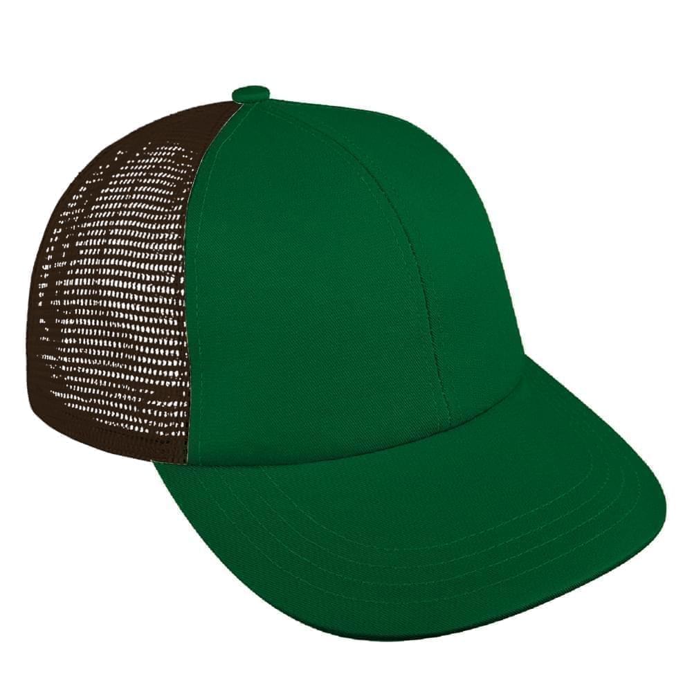 Kelly Green-Black Meshback Velcro Lowstyle