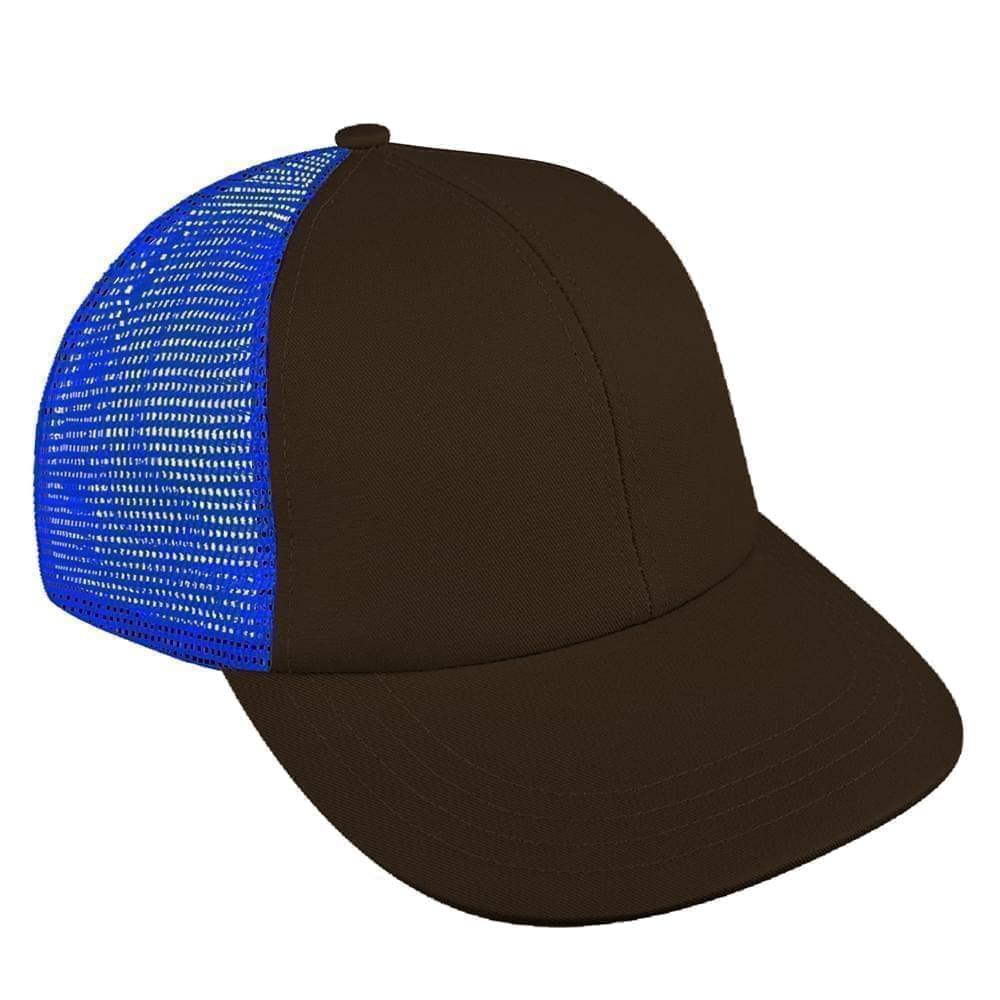 Black-Royal Blue Meshback Velcro Lowstyle