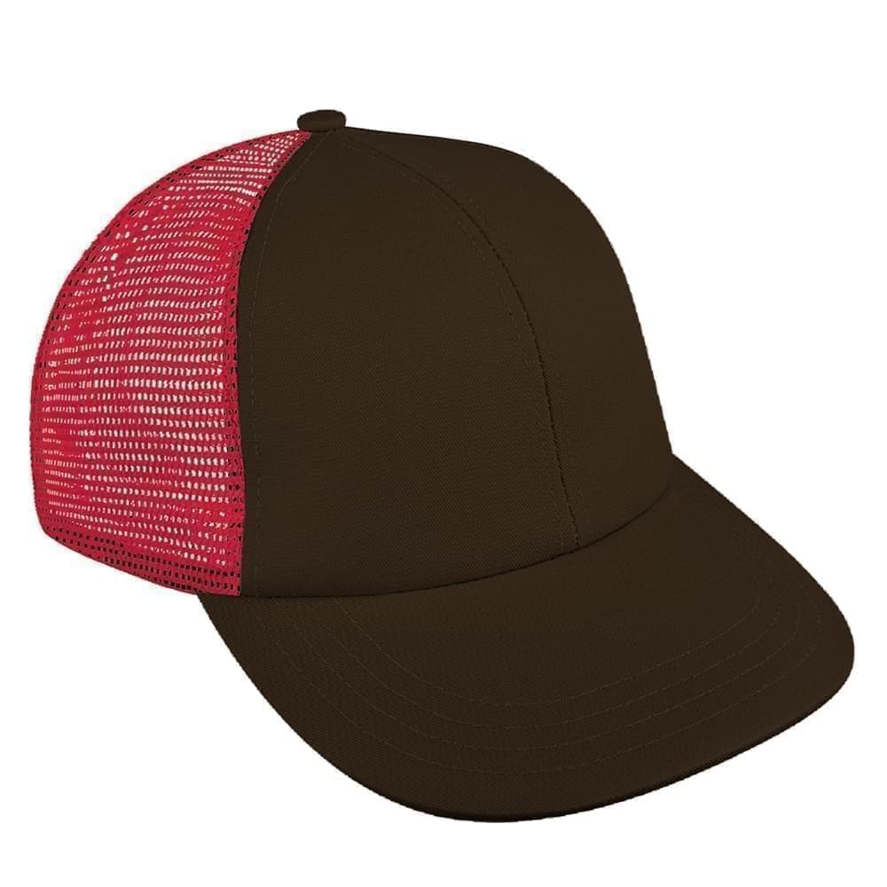 Black-Red Meshback Velcro Lowstyle