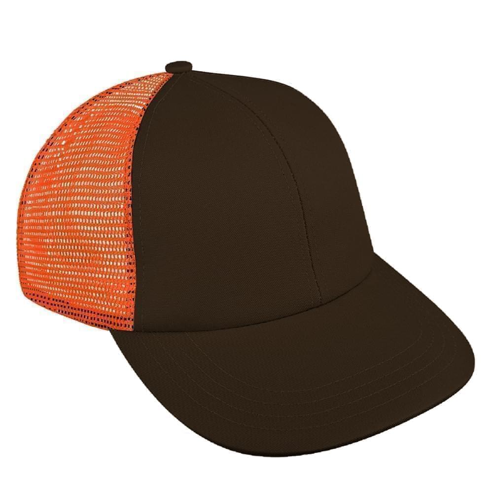 Black-Orange Meshback Velcro Lowstyle