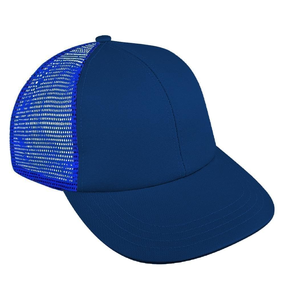 Navy-Royal Blue Meshback Snapback Lowstyle
