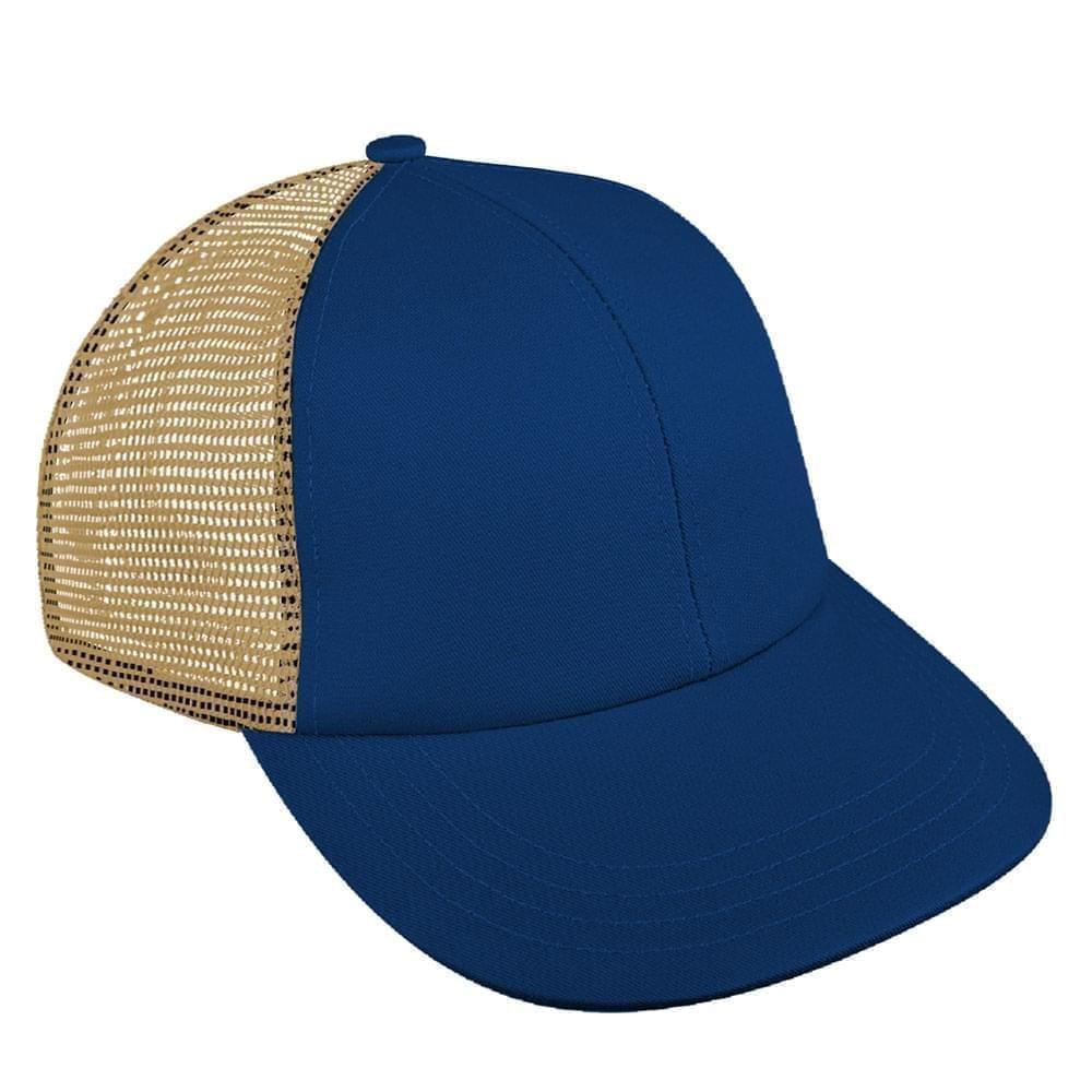 Navy-Khaki Meshback Velcro Lowstyle