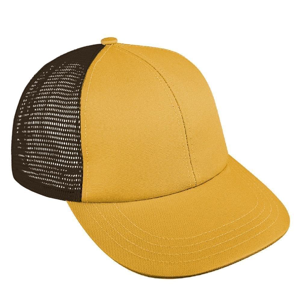 Athletic Gold-Black Meshback Velcro Lowstyle